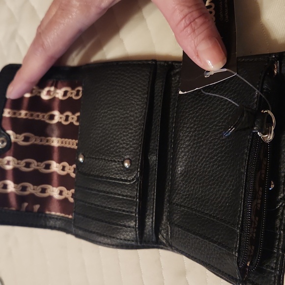 Clarks Black Pebbled Leather Wallet - Picture 3 of 7